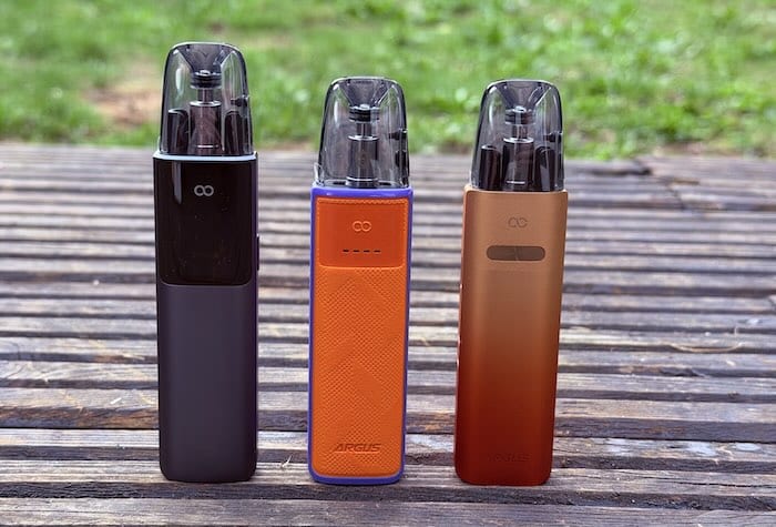 voopoo argus pod vape side by side