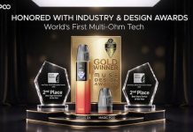 World’s First Multi-Ohm Cartridge by VOOPOO Wins at 2026 InterTabac and the Muse Design Awards voopoo-intertabac-awards